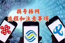 携号转网流程和注意事项图片