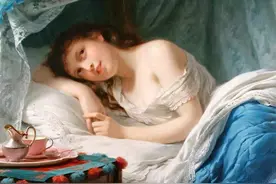 古典唯美细腻的美女油画︱弗里茨·朱伯布勒绘画作品图片