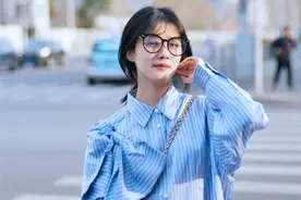 眼镜对女生来说有多重要，看完这些对比照之后，才发现脸大好吃香图片