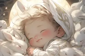 这18张兔宝宝插画，接好运！颜色超美图片
