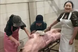 杀猪女屠夫月入3万，买房买奔驰，为何农村屠夫多不能长寿，咋了图片