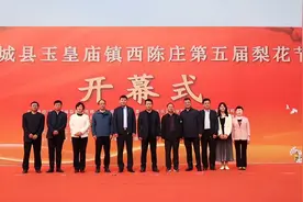 山东郓城：梨花开迎客来 郓城县玉皇庙镇第五届梨花节开幕#菏泽牡丹#图片