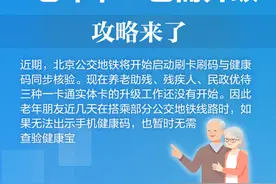 北京公交地铁“老年卡”也需升级，攻略来了，一图读懂图片