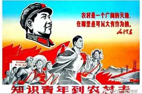 知识青年上山下乡宣传画图片