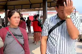涛子和蜜踏上回国之路，父亲悄悄的抹泪，双亲的嘱咐很感人图片