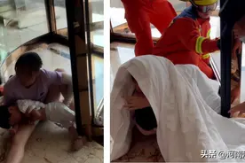 四岁女童进入危险区域！家长请注意！图片