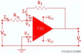 搞不懂反相运算放大器？不要错过这一文，计算公式+工作原理详解图片