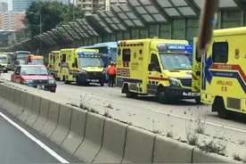 突发！香港隧道内5车相撞，初步统计已致75人受伤图片