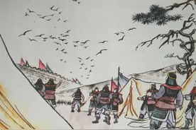 公元前506年，伍子胥率兵大破楚国，为报父兄之仇，掘了楚平王墓图片