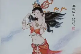 凌波仙子踏水而来图片