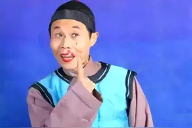河南曲剧第一丑李天方，其表演的“李豁子”形象深入人心图片