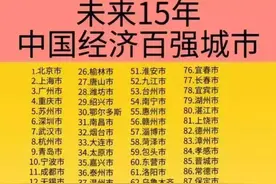 中国经济百强城市：深圳、长沙、西安前景不确定图片