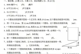 六年级数学下册［第三单元］3套经典全面测试卷附答案图片