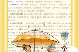 初中地理119个考点口诀速记，初中掌握这份知识点，告别死记硬背图片