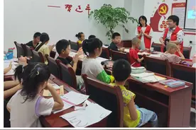 湖北阳新：青年力量共筑美好生活——经济开发区精诚社区“希望家园”暑假开班啦！图片