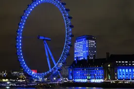 英国陪读随感——伦敦眼（泰晤士河夜景）+阿拉法特广场图片