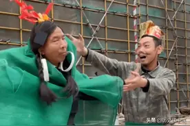 高小健：演技堪比王宝强，农民工在工地苦中作乐成为百万网红图片