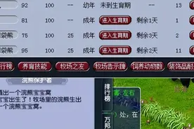 梦幻西游：牧场收益分析，树袋熊与珍稀专精对比，哪个收益更高？图片