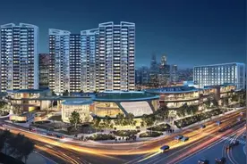 购物中心设计案例：合景·瑧林天地全透明圆玻璃盒子设计超亮眼图片