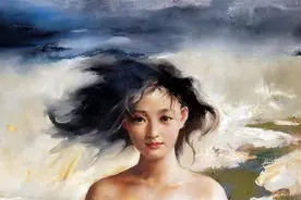 潘鸿海笔下的明星模特，含蓄又质朴图片