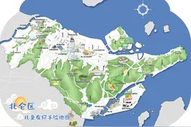 “1米高度”看城市，宁波首份儿童友好手绘地图出炉……图片