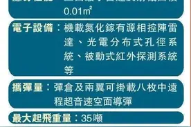 歼35性能指标被港媒曝光，最大起飞重量35吨，正面RCS仅0.01㎡图片