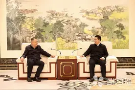 吴庆文会见北京城建集团总经理裴宏伟图片