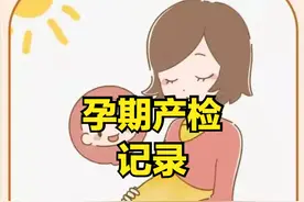 我的孕期整个产检记录图片