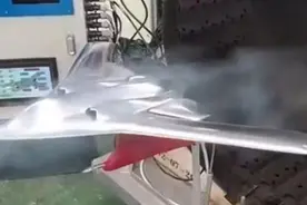 外媒传轰20风洞模型，飞翼布局显眼，战略轰炸机也要领先俄罗斯图片