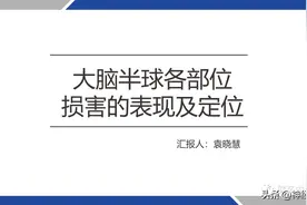 大脑半球各部位损害的表现及定位 - 知识分享图片