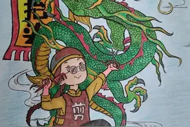 “童心绘春节 同心向未来”手绘多彩新春优秀绘画获奖作品展示图片