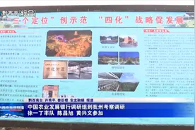 中国农业发展银行调研组到我州考察调研 徐一丁率队 陈昌旭黄兴文参加图片