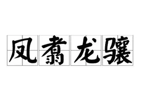 一天一成语：凤翥龙骧图片
