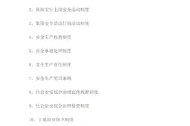 项目部整套管理制度（精简50项），覆盖全面！70页Word版可下载！图片