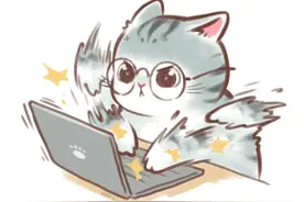 努力工作的猫咪头像图片