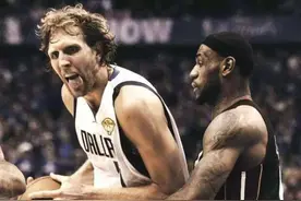 NBA哪位球星夺冠时击败的最佳一阵对手最多？11年诺维茨基排第二图片