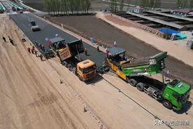 长春环线二期项目GQ04工区提前完成水稳摊铺节点图片