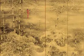 画《雪竹图》，五代徐熙之后，任重是第二个图片
