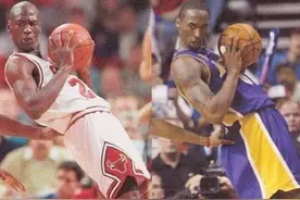 在NBA 别人都在模仿乔丹打球，只有科比“活”成了乔丹图片