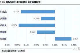 重磅！信托公司2月标品业绩排名情况！图片