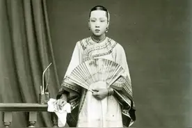 晚清老照片：光绪帝唯一存世照片还是偷拍的，李鸿章侍妾真容曝光图片