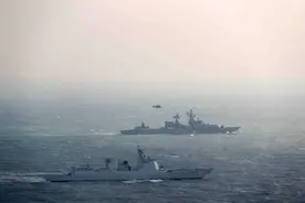 这才是美国听得懂的语言，052D现身美后院，中国连出三招主动反击图片