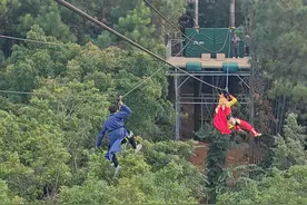 西樵山森吧飞越丛林“飞越西樵”打卡线路大年初一盛大开放！图片