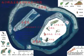 三大因素推动三次扩建，西沙琛航岛面积翻倍，建有5000吨级军港图片
