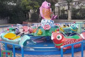 鲤鱼跳龙门夏季 游乐设备 创业赚钱好项目儿童8臂鲤鱼跳龙门游艺图片
