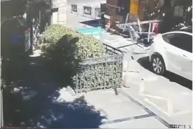 特斯拉车主自述：Model Y突然失控加速撞墙图片