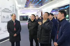 携手共进，助推区域高质量发展！普陀区领导调研中电五十所图片