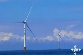 大连新风电项目开工图片