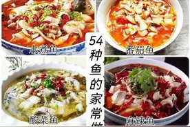 54种鱼的家常做法！鱼！年年有余！生活中都会常吃的一种海鲜肉类图片