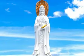 海南镇岛之宝海上观音，耗资8亿高108米，曾遭质疑建成后超乎想象图片